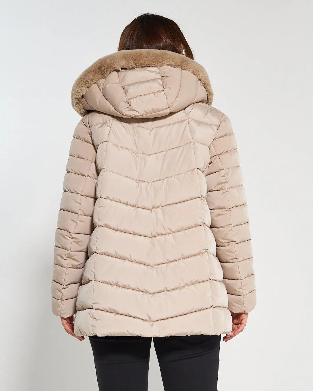 Piumino imbottito AVORIO DORABELLA PIU'