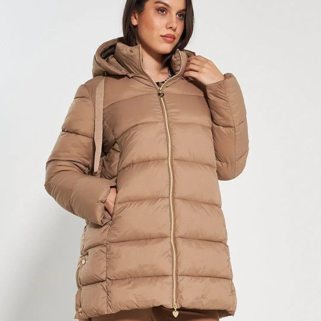 Piumino imbottito CAMMELLO DORABELLA XXL
