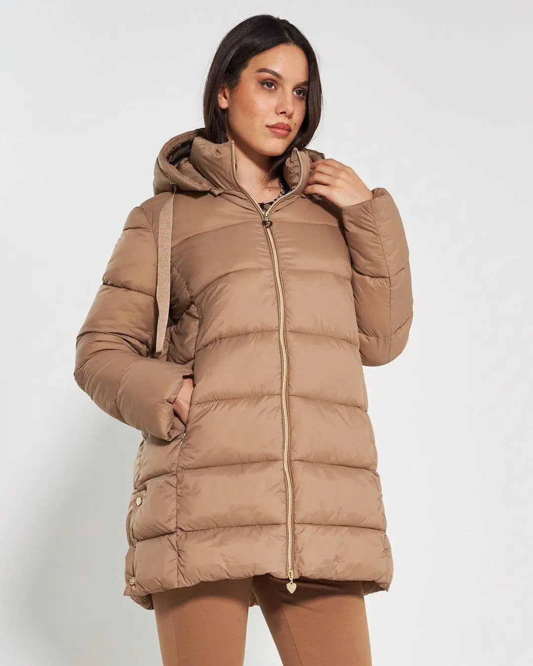 Piumino imbottito CAMMELLO DORABELLA XXL