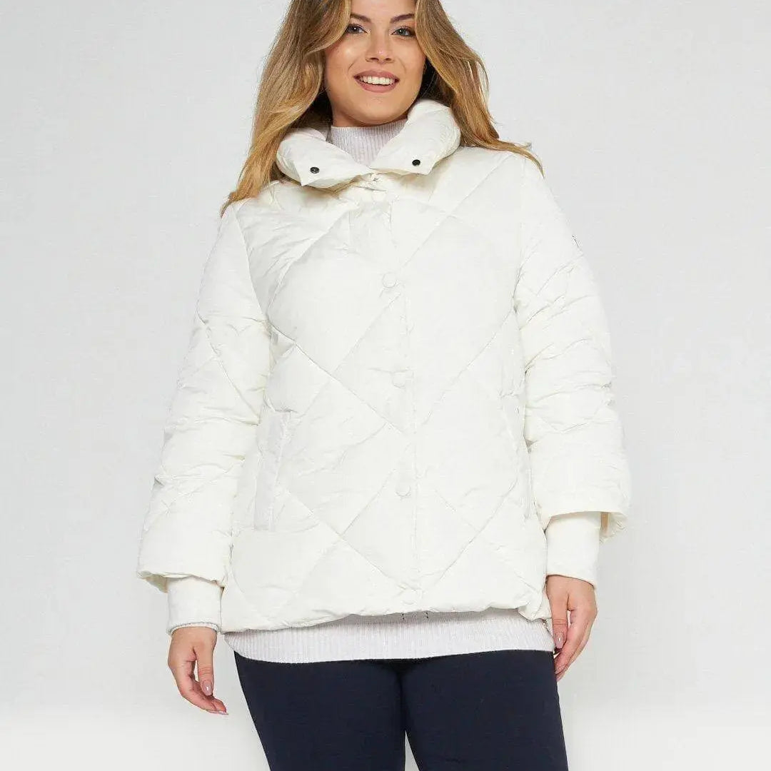 Piumino imbottito GESSO DORABELLA XXL