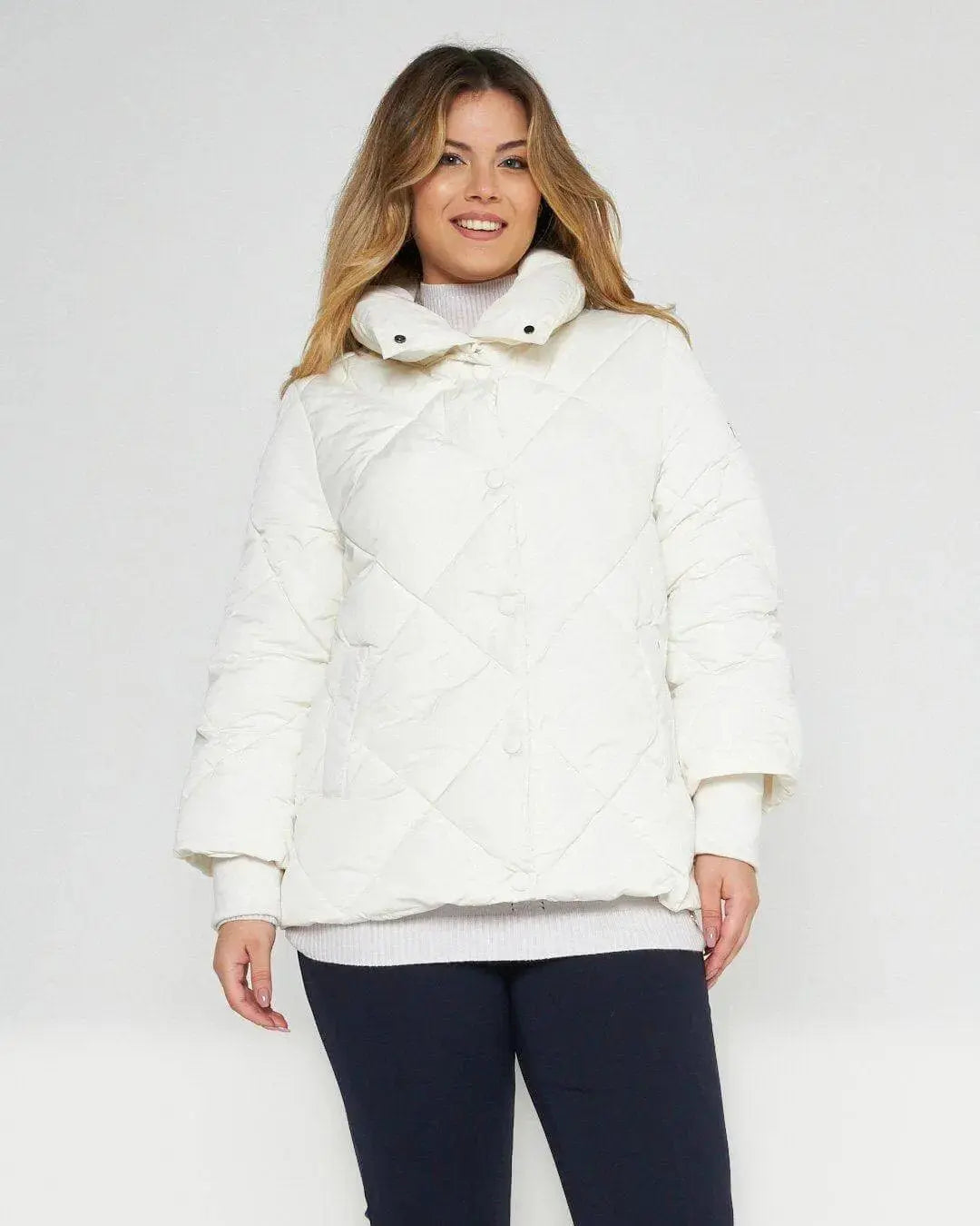 Piumino imbottito GESSO DORABELLA XXL