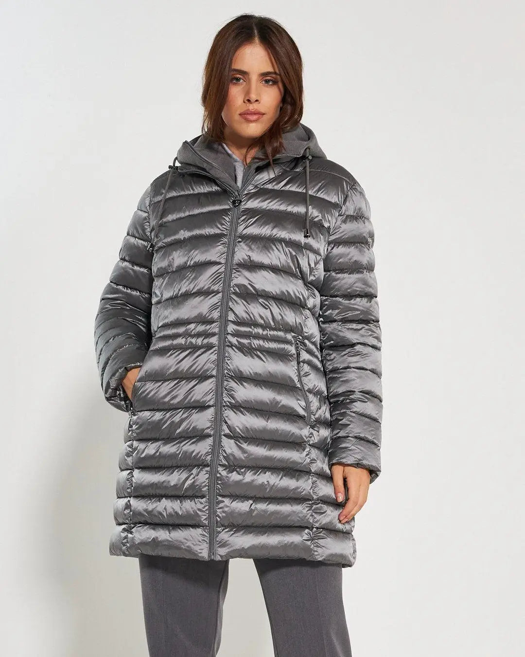 Piumino imbottito GRIGIO DORABELLA PIU' 49