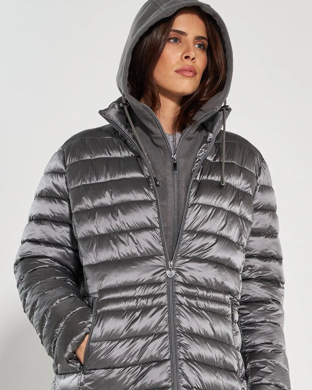 Piumino imbottito GRIGIO DORABELLA PIU'