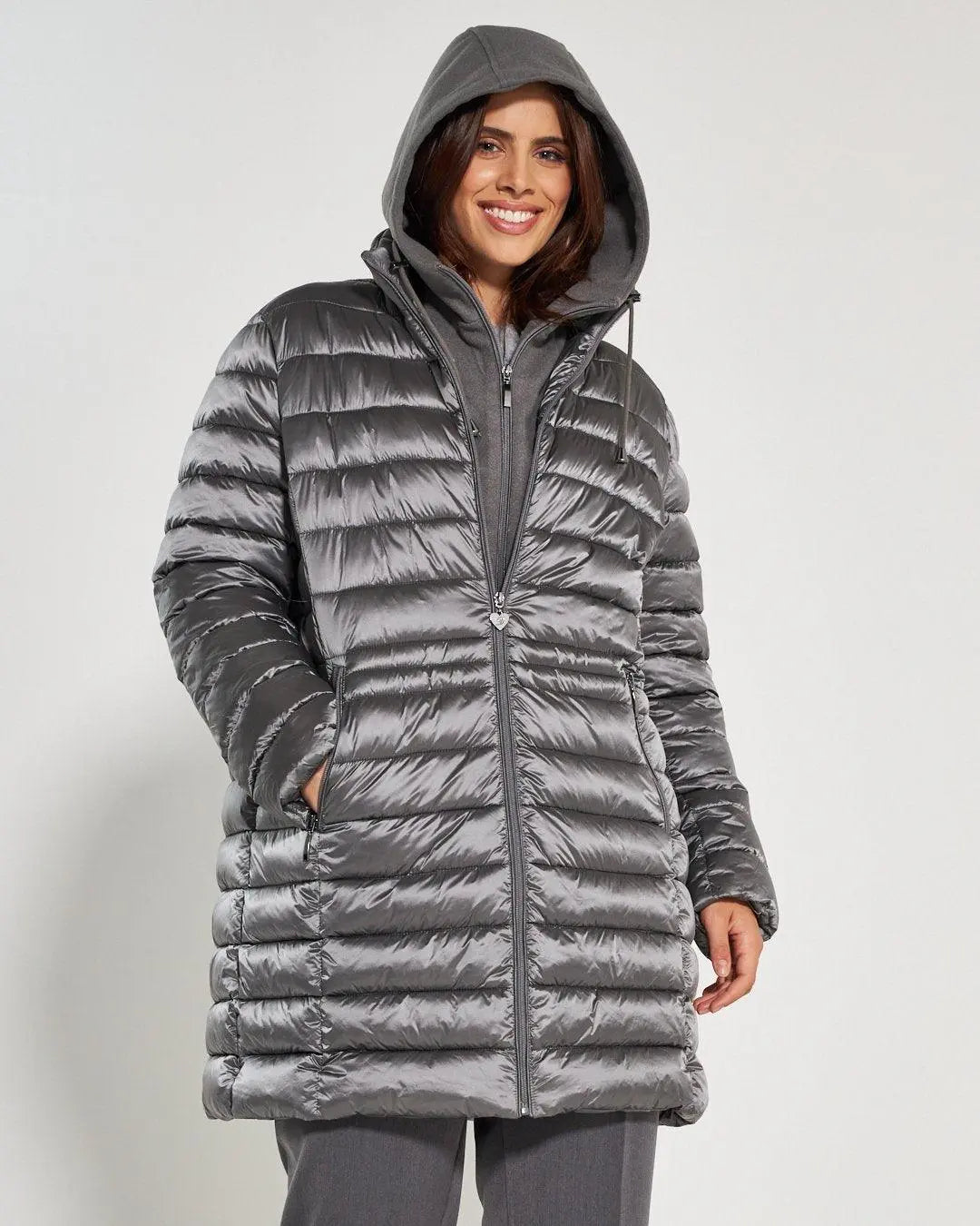 Piumino imbottito GRIGIO DORABELLA PIU'