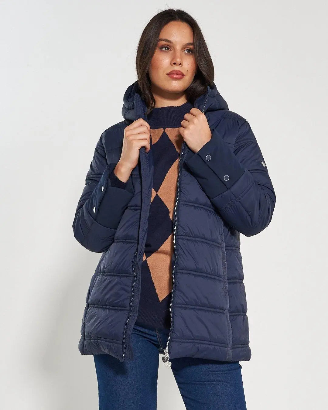 Piumino imbottito LIGHT BLUE DORABELLA