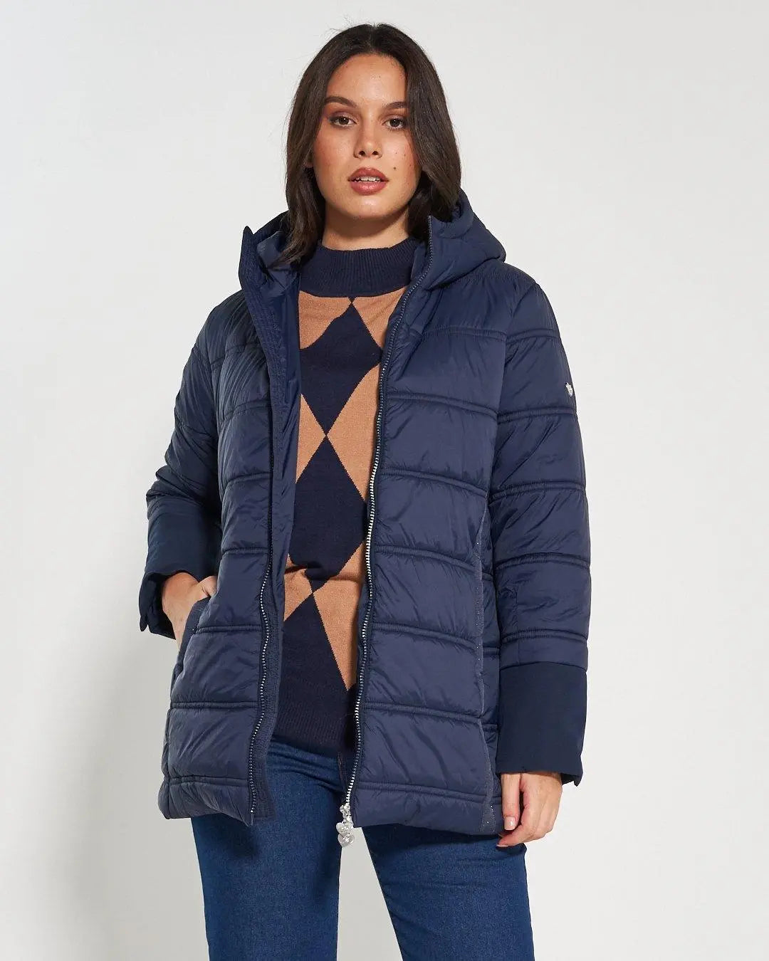 Piumino imbottito LIGHT BLUE DORABELLA