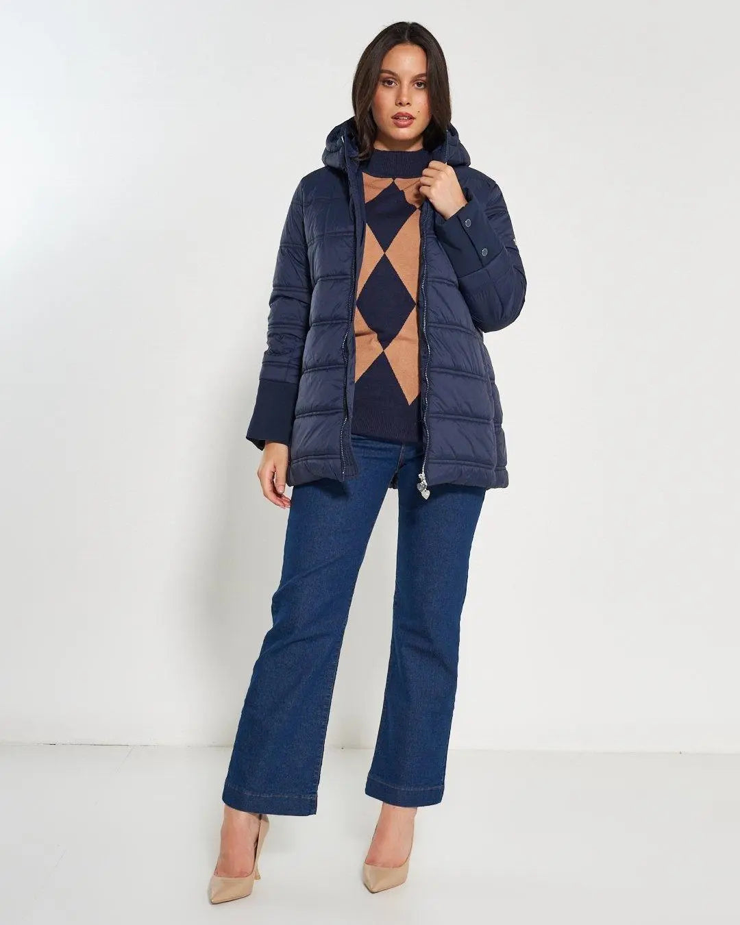 Piumino imbottito LIGHT BLUE DORABELLA