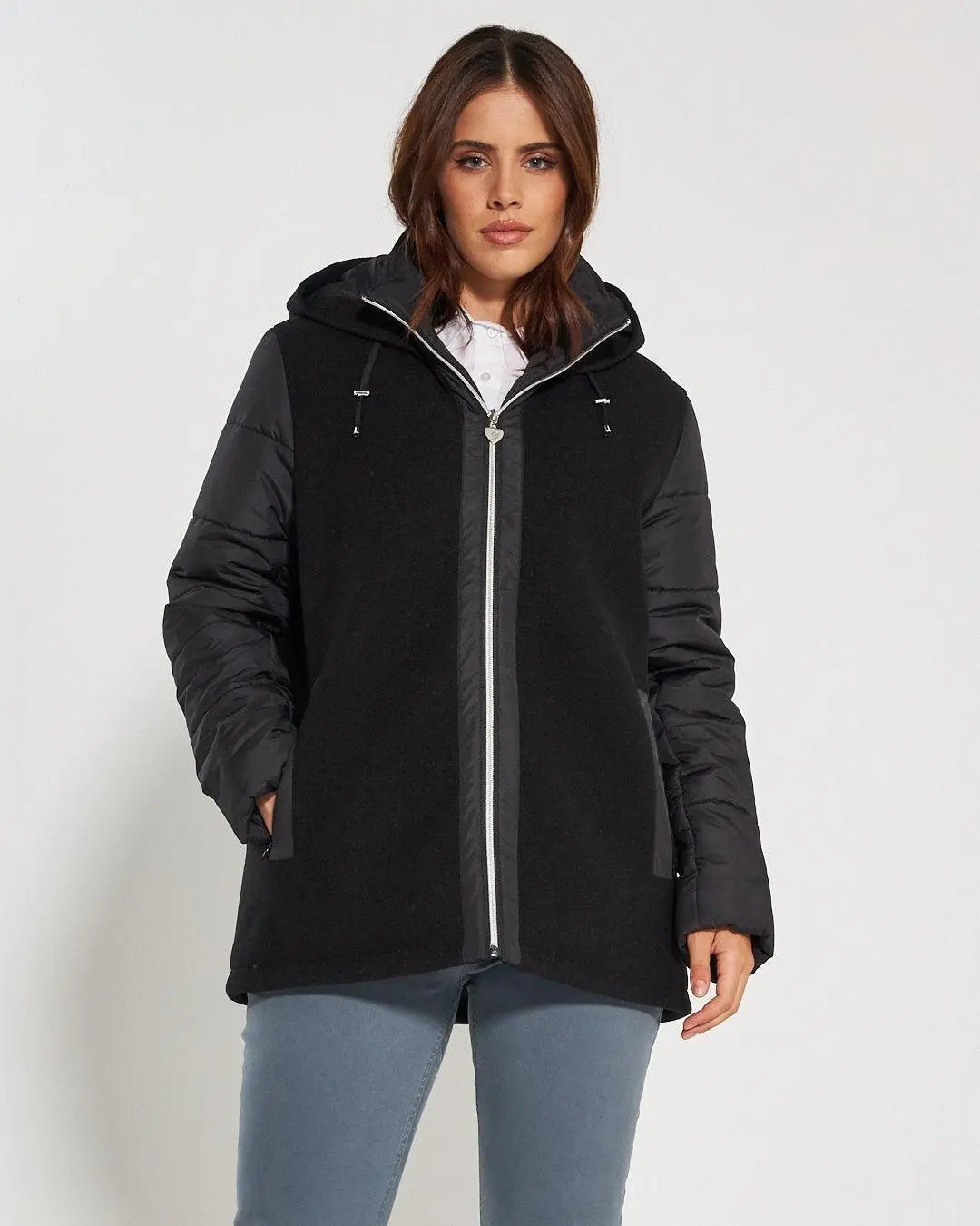 Piumino imbottito NERO DORABELLA XXL