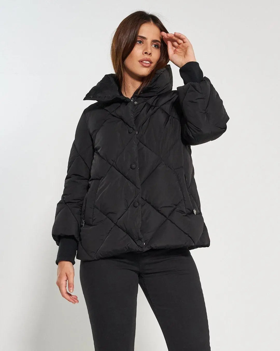 Piumino imbottito NERO DORABELLA XXL