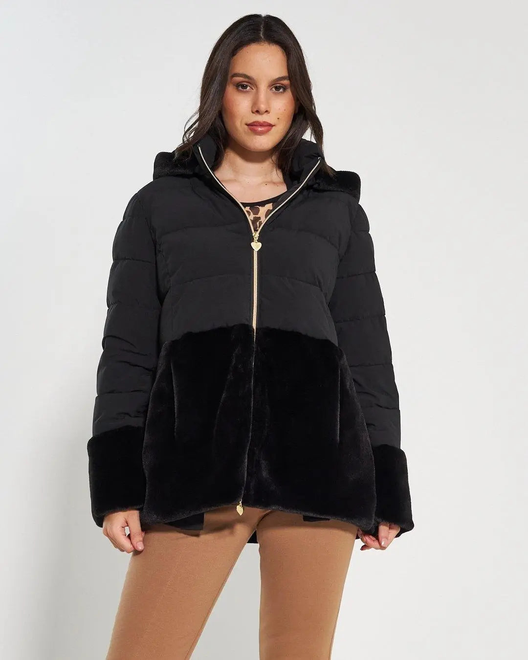 Piumino imbottito NERO DORABELLA XXL