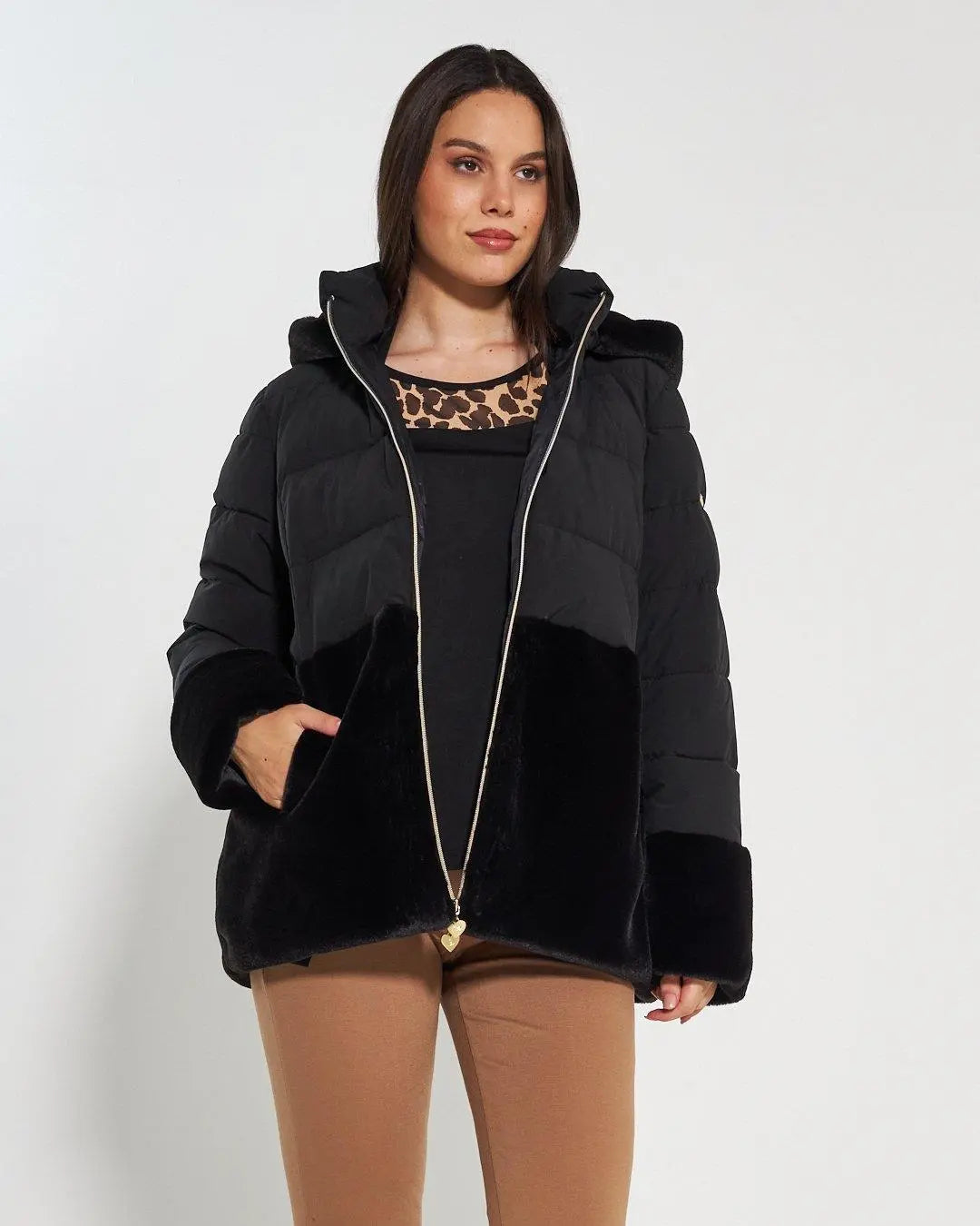 Piumino imbottito NERO DORABELLA