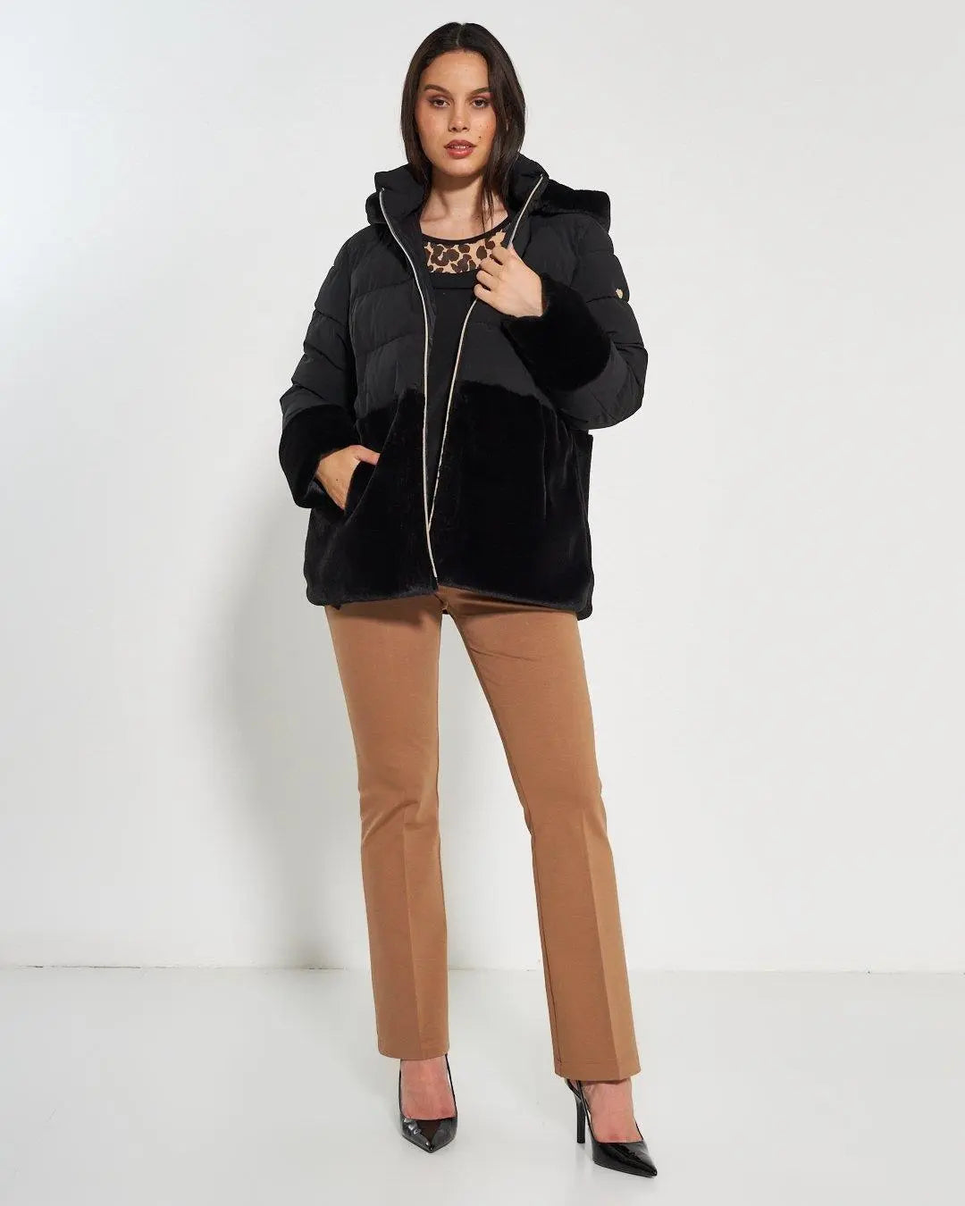 Piumino imbottito NERO DORABELLA