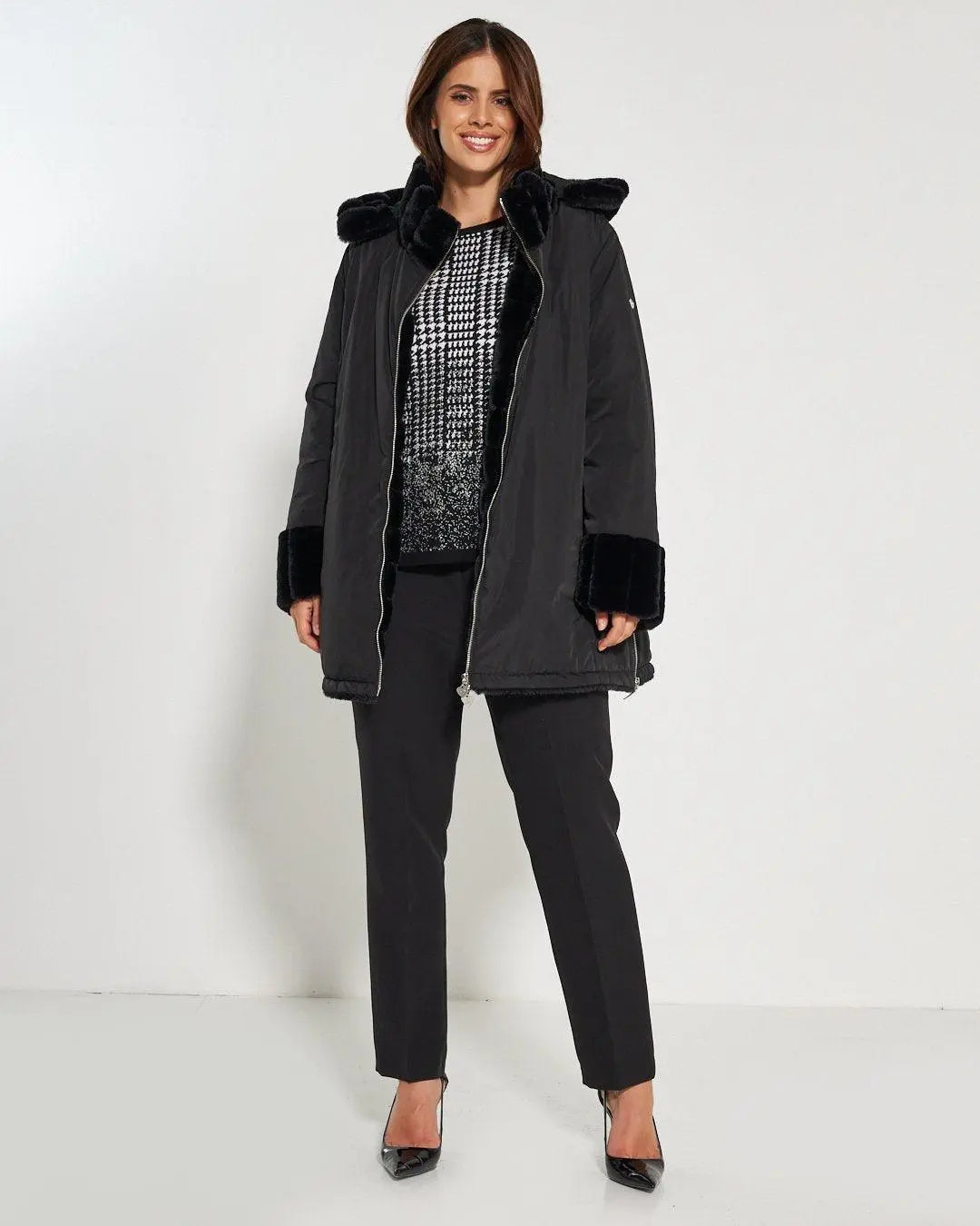 Piumino imbottito NERO DORABELLA PIU'