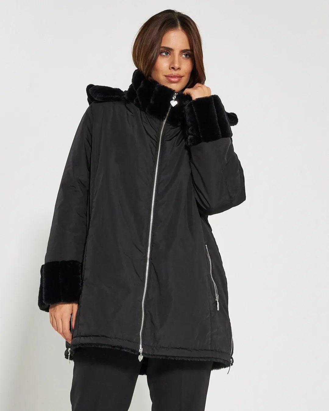 Piumino imbottito NERO DORABELLA PIU'