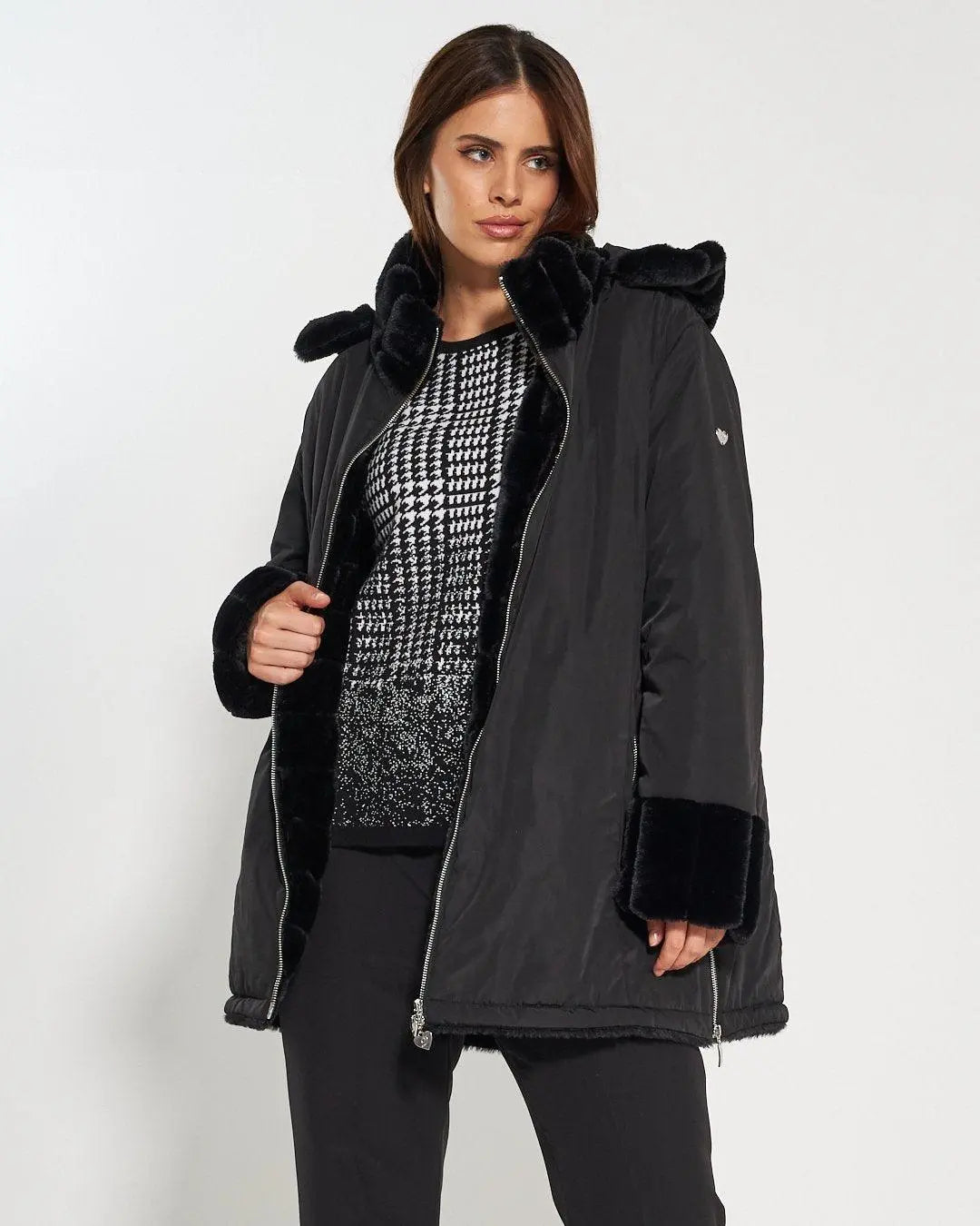 Piumino imbottito NERO DORABELLA PIU'