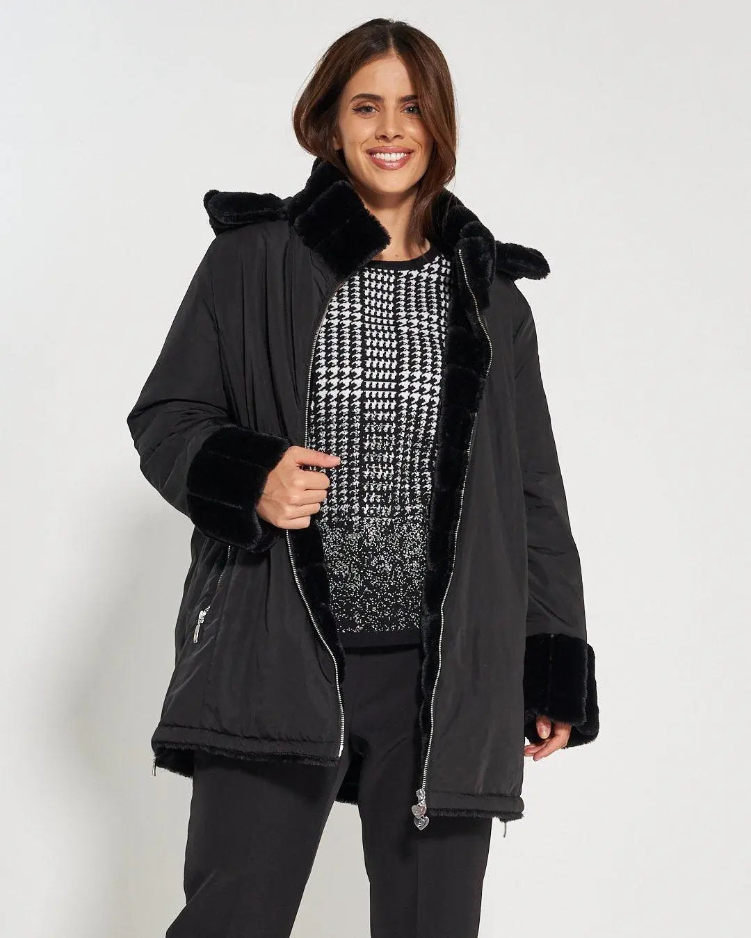 Piumino imbottito NERO DORABELLA PIU'