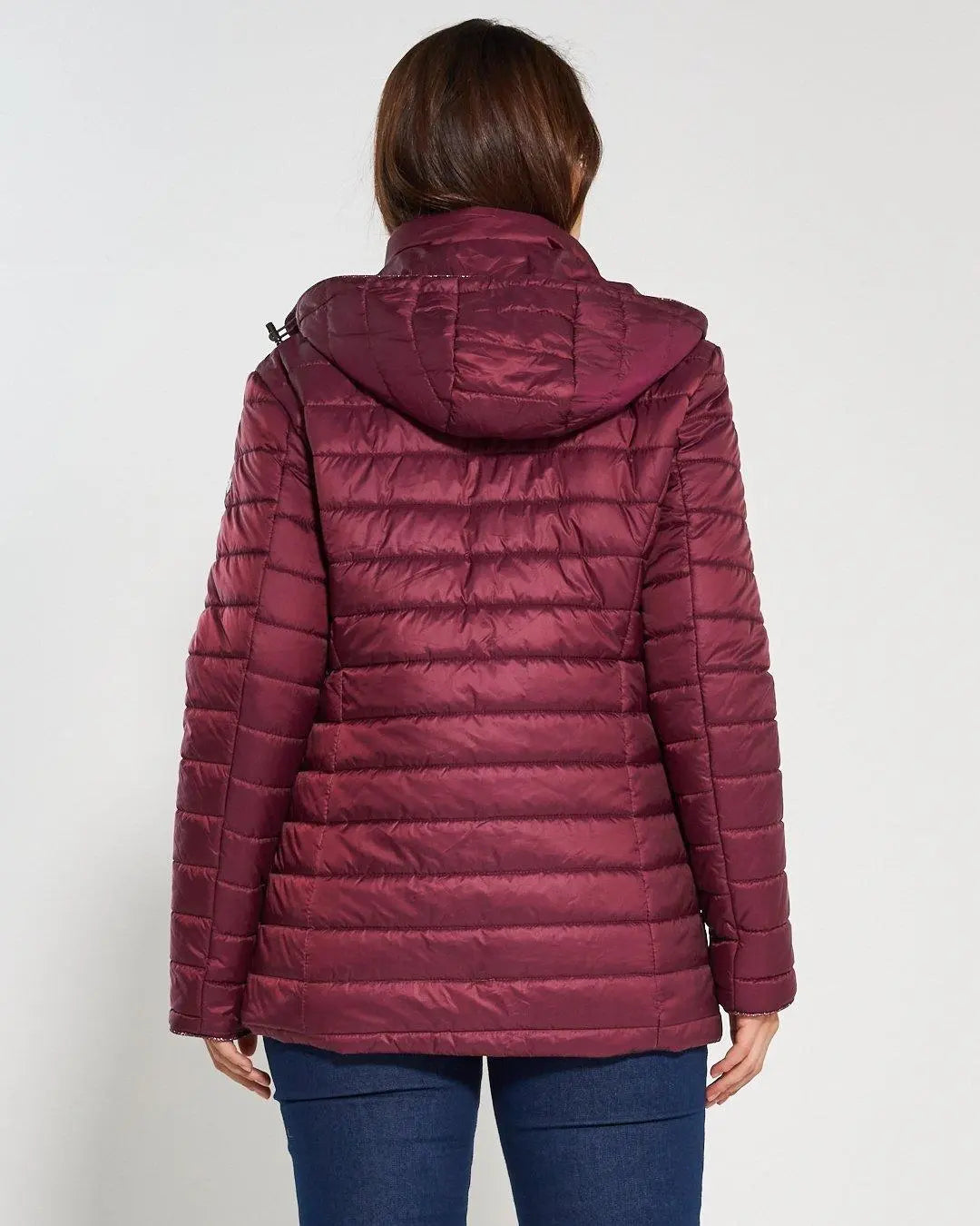 Piumino leggero in nylon trapuntato con cappuccio AMARENA DORABELLA EASY