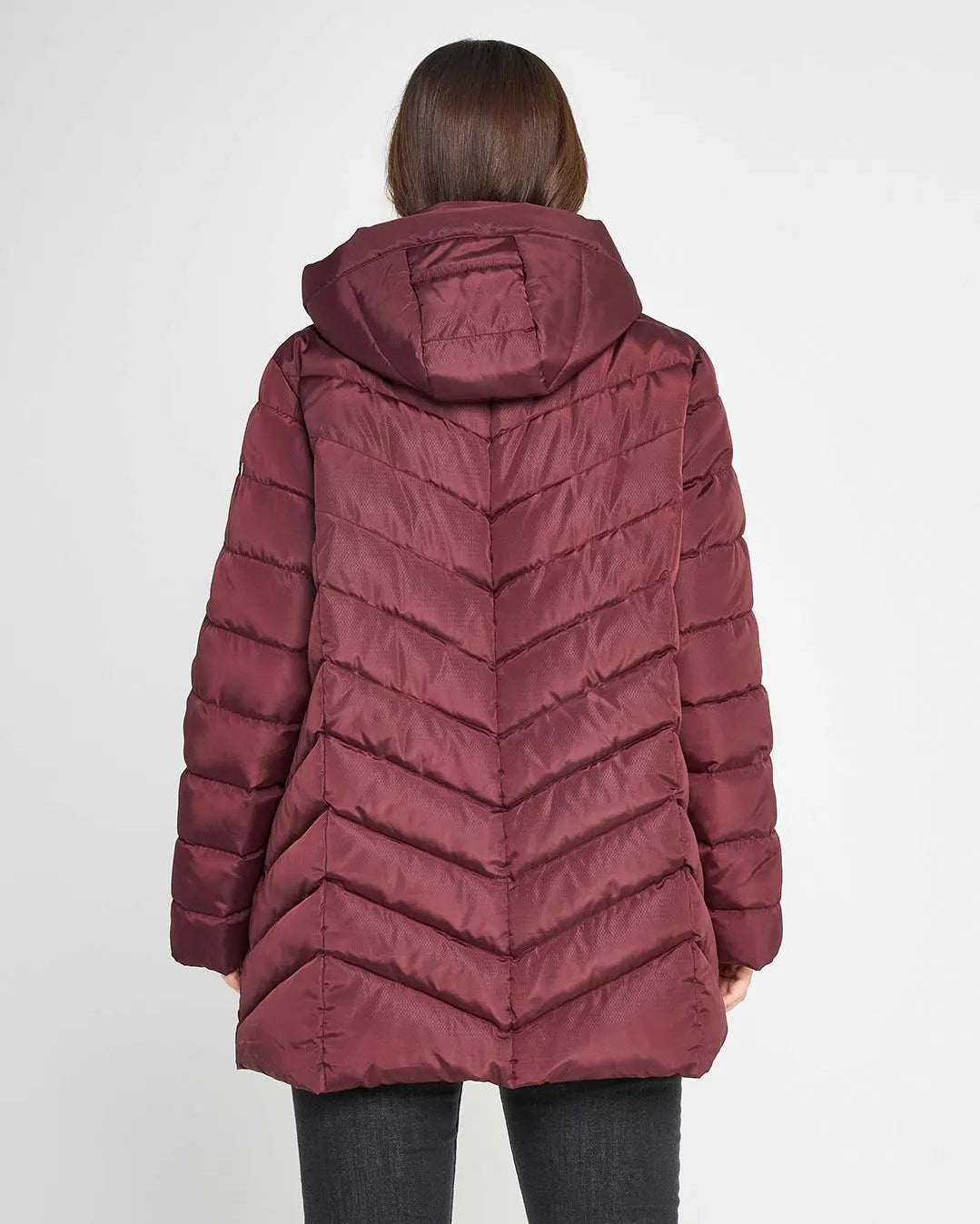 Piumino lungo BORDEAUX DORABELLA PIU'