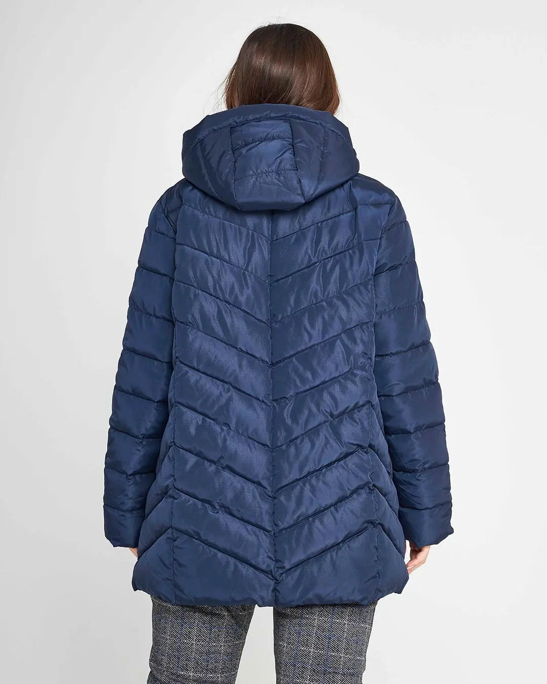 Piumino lungo LIGHT BLUE DORABELLA PIU'