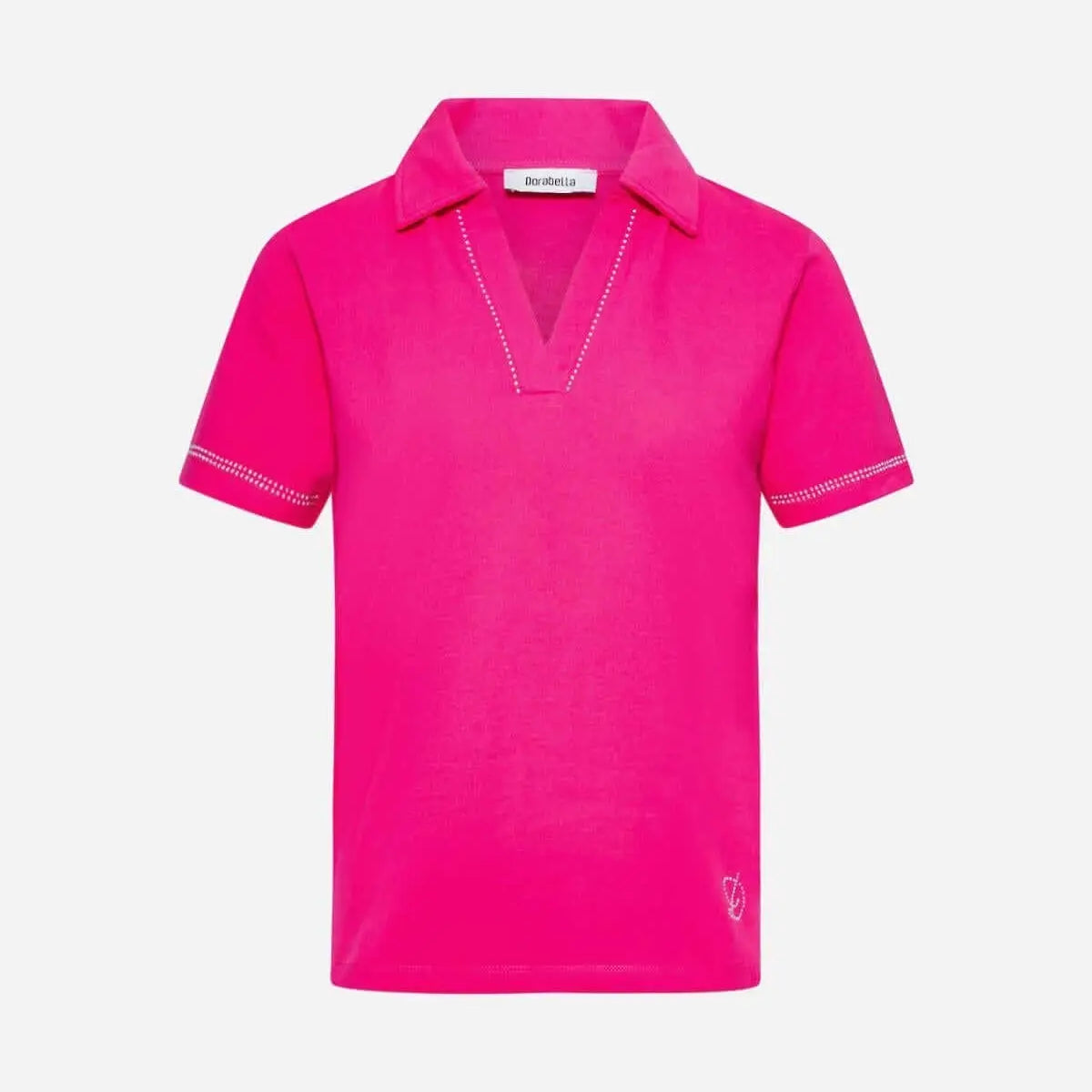 Polo con strass GERANIO DORABELLA XL