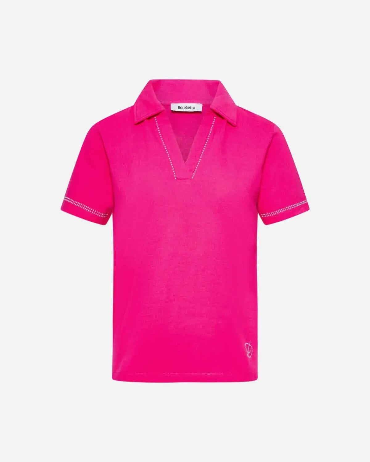 Polo con strass GERANIO DORABELLA XL