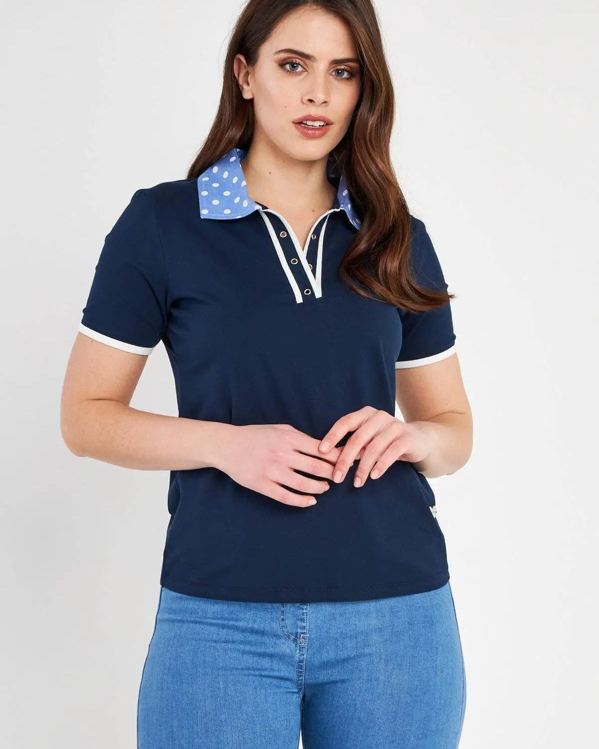 Polo pois BLUE NAVY DORABELLA