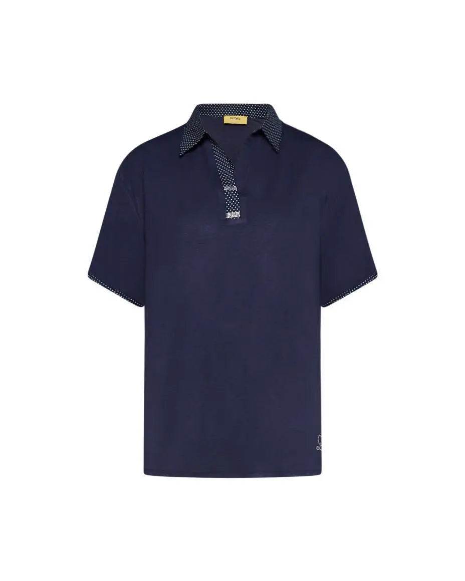 Polo pois Blu DORABELLA PIU'