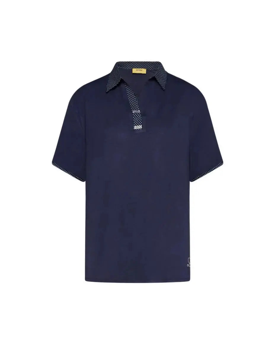 Polo pois Blu DORABELLA PIU'