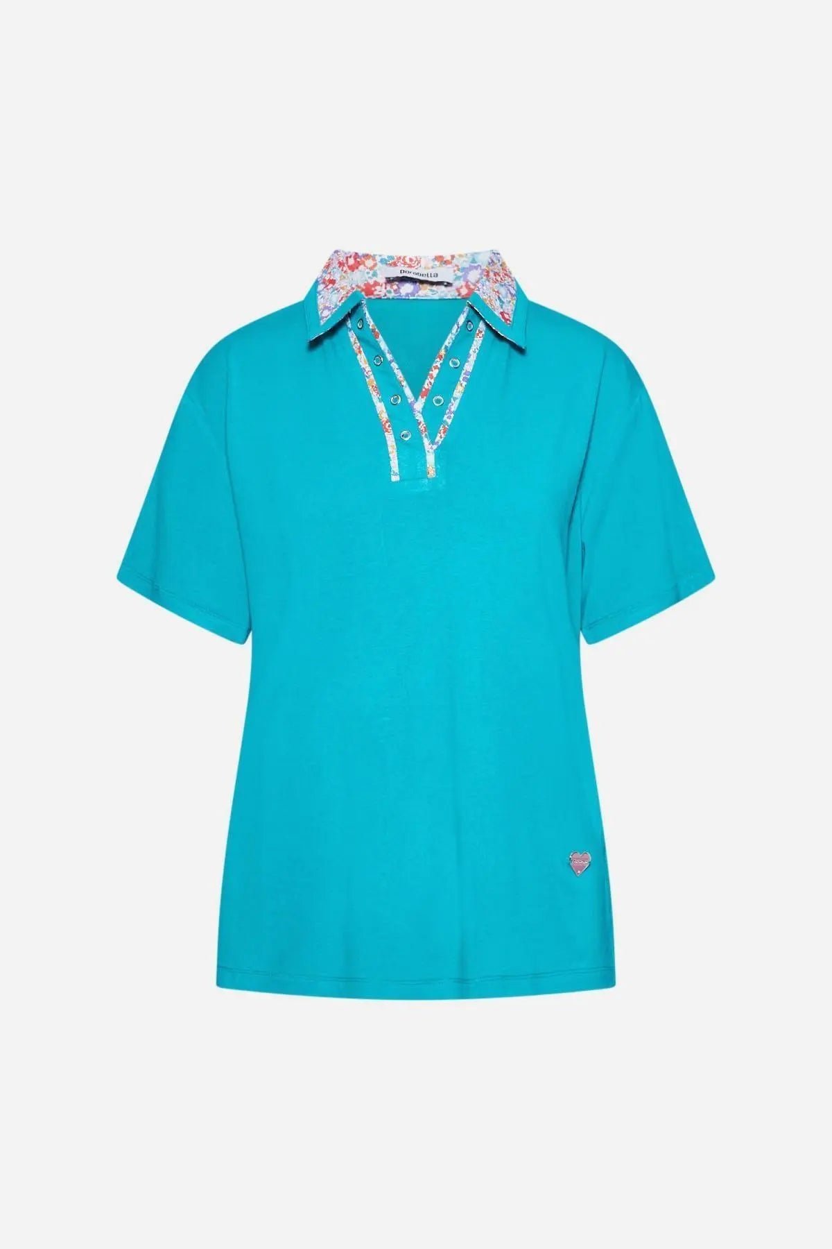 Polo profili floreali GIADA DORABELLA PIU'