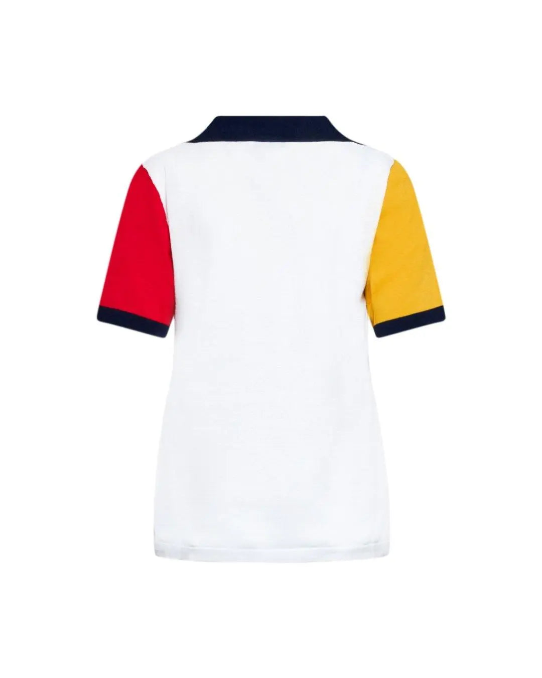 Polo tinta in contrasto BIANCO DORABELLA