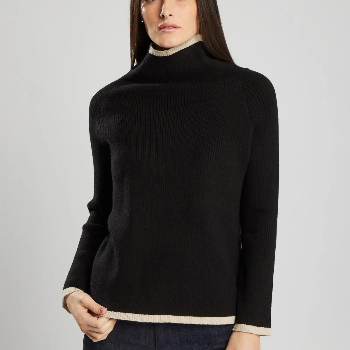 Pullover a costine NERO IRONICA XL