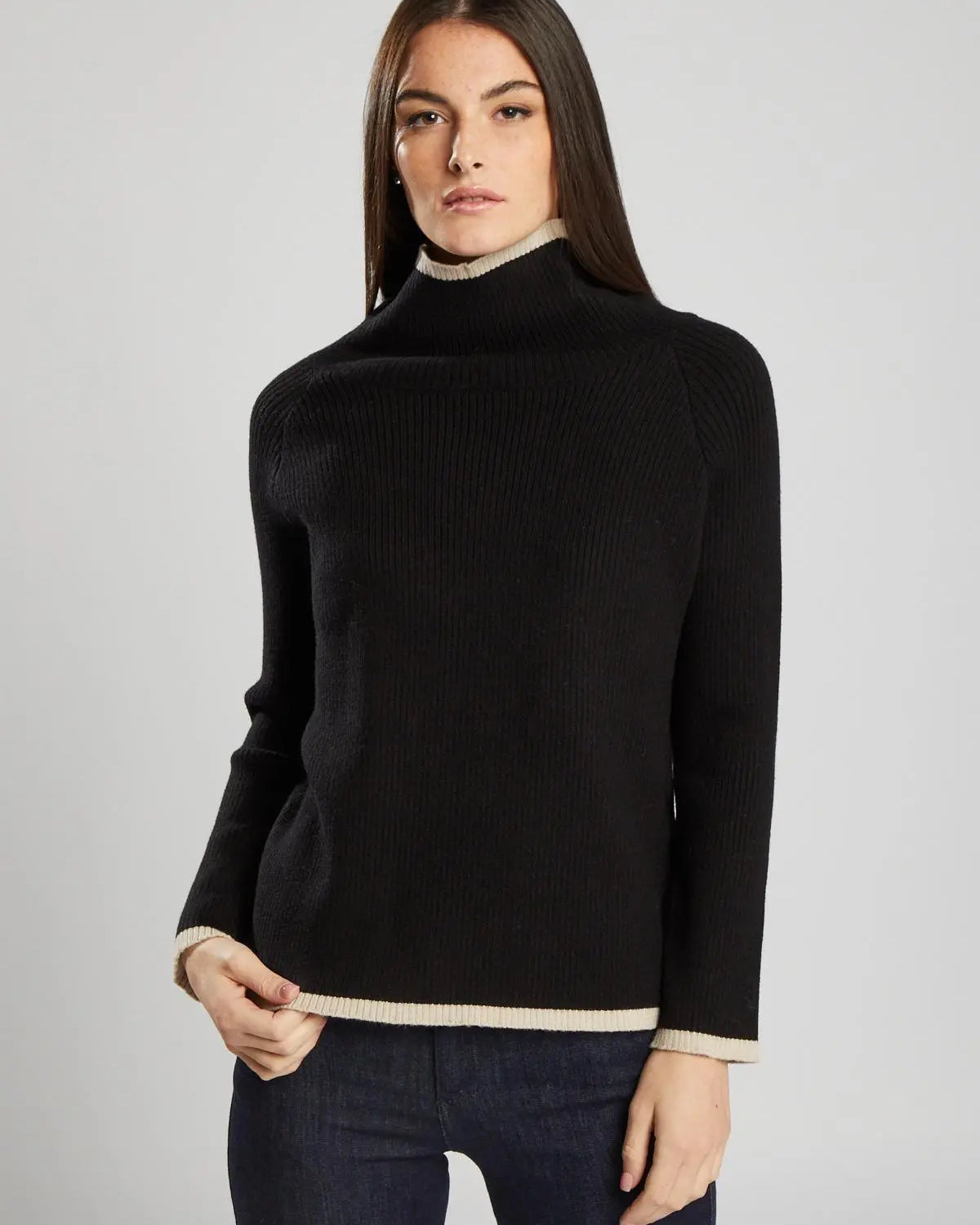 Pullover a costine NERO IRONICA XL