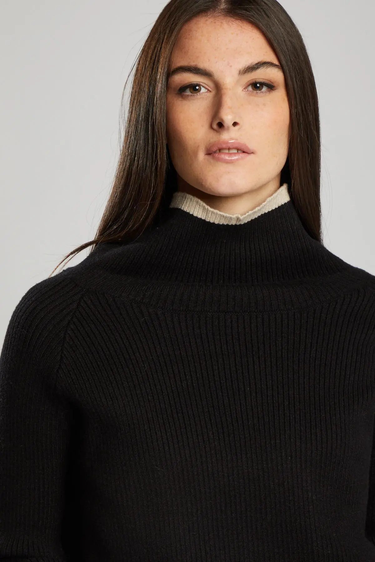 Pullover a costine NERO IRONICA