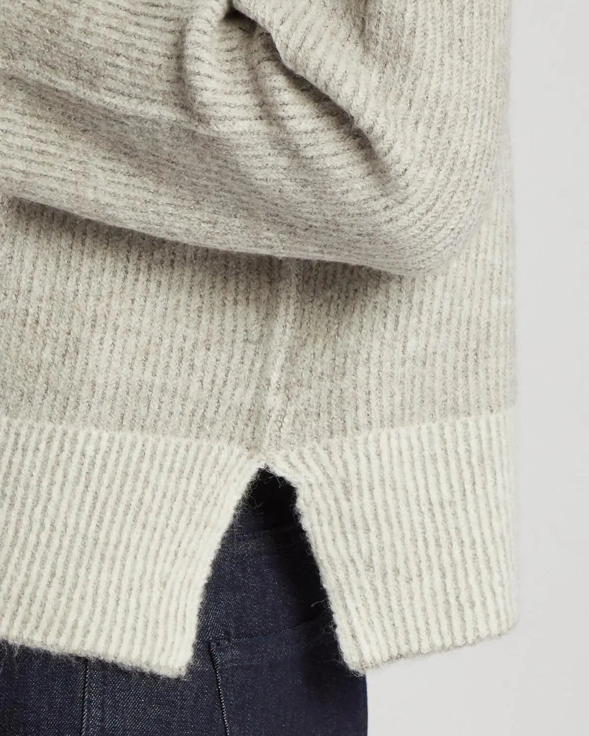 Pullover fantasia a righe GRIGIO MEDIO IRONICA