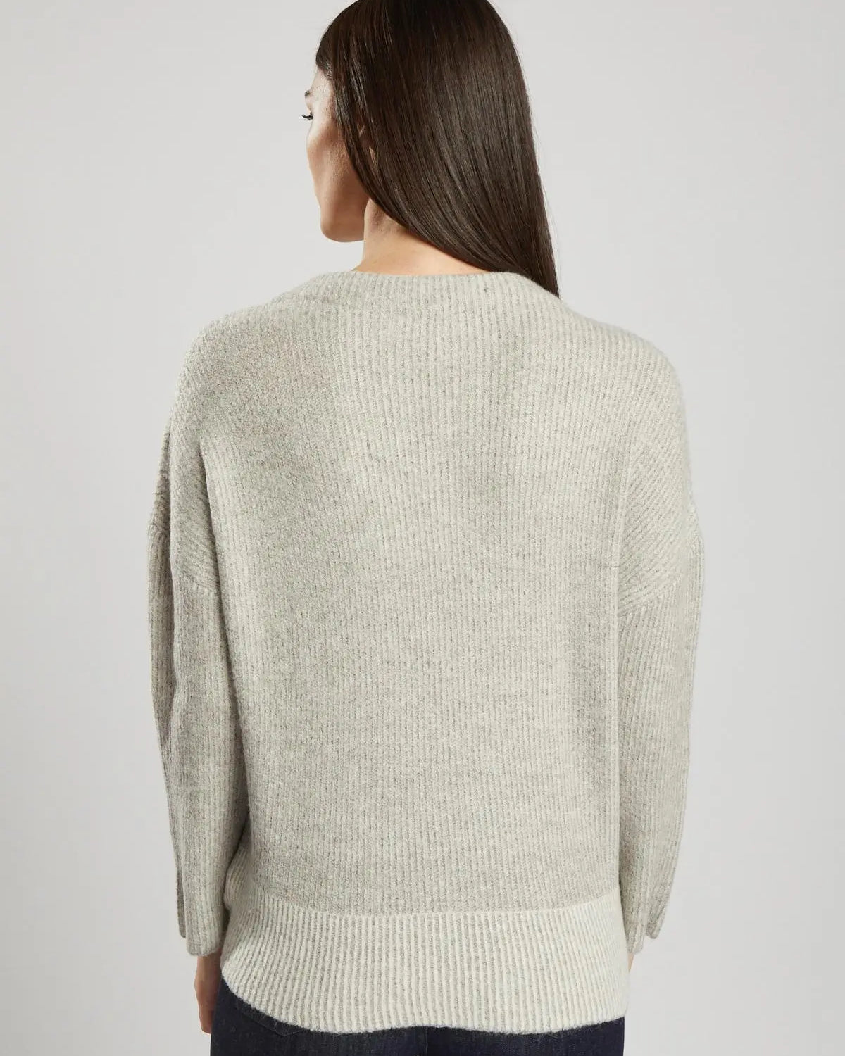 Pullover fantasia a righe GRIGIO MEDIO IRONICA