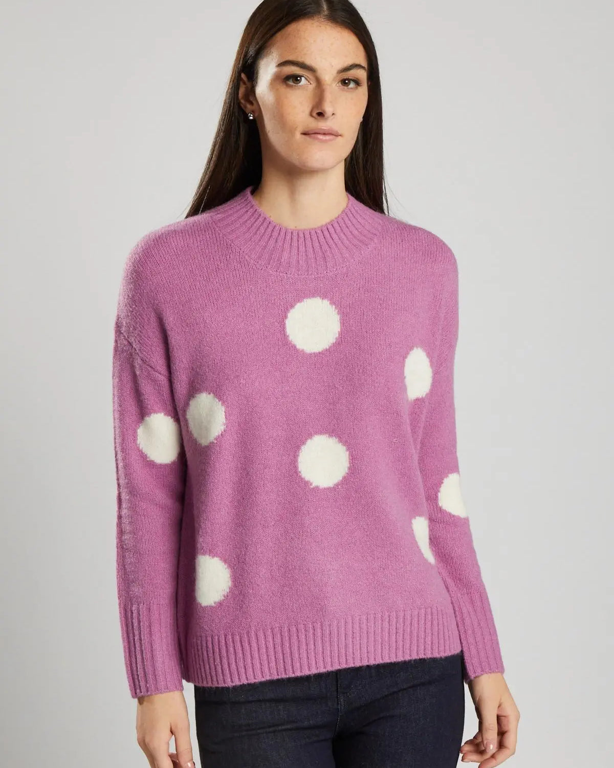 Pullover in maglia a pois misto lana PHARD IRONICA XL