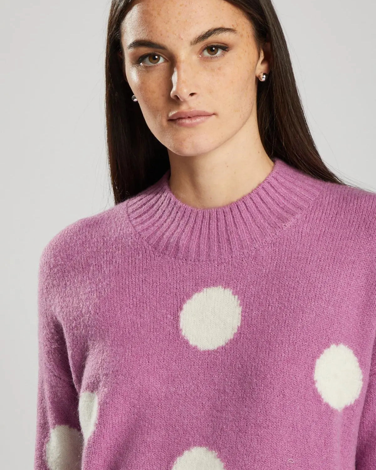 Pullover in maglia a pois misto lana PHARD IRONICA