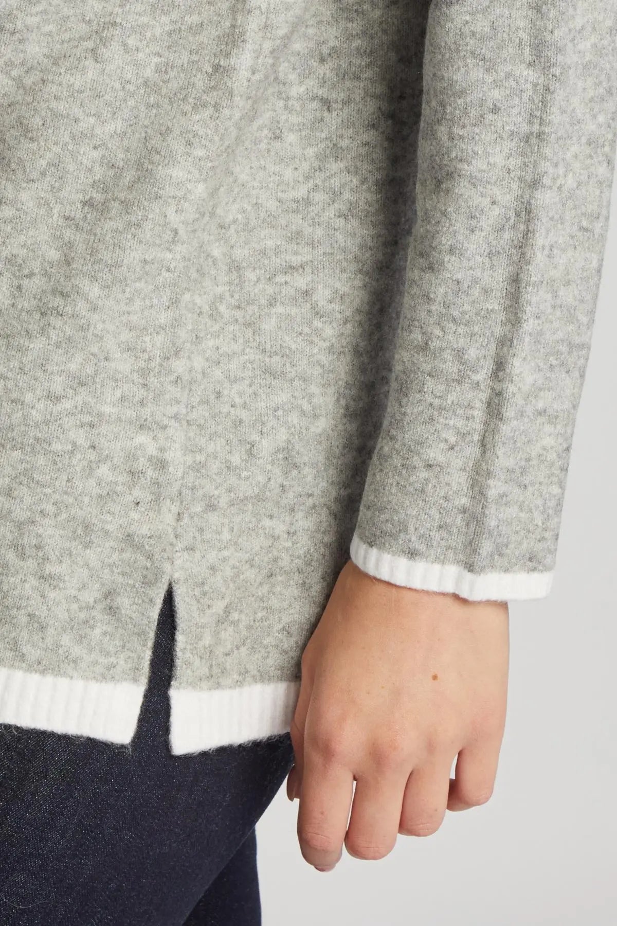 Pullover misto lana GRIGIO MEDIO IRONICA