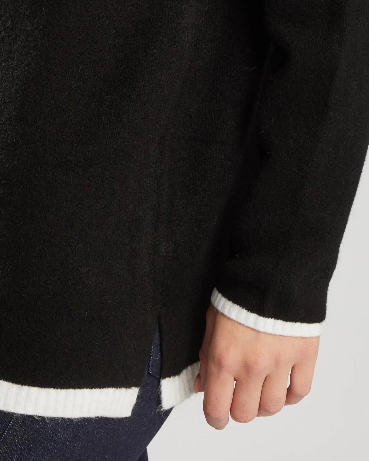 Pullover misto lana NERO IRONICA