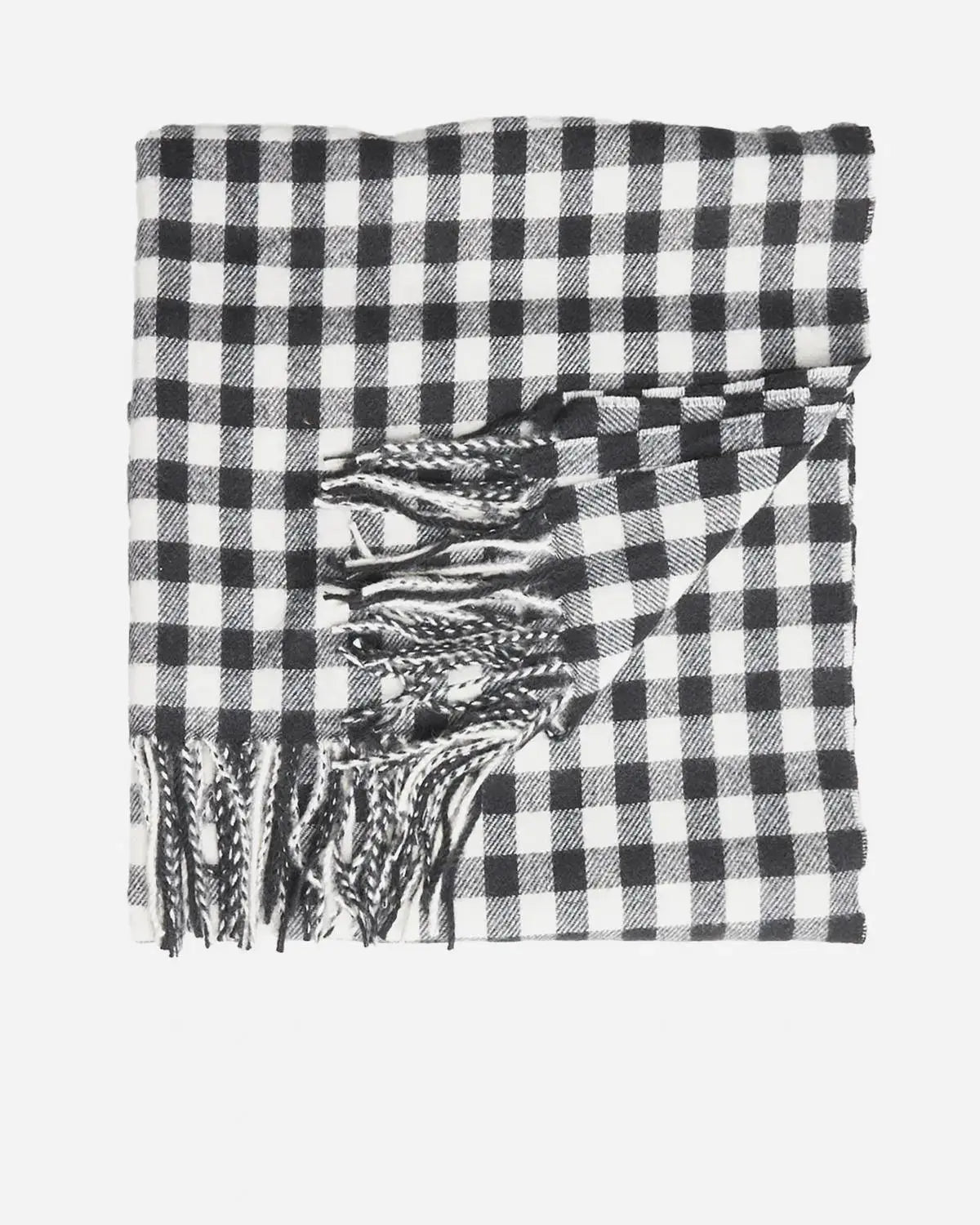Scarf in wool and cashmere Blue