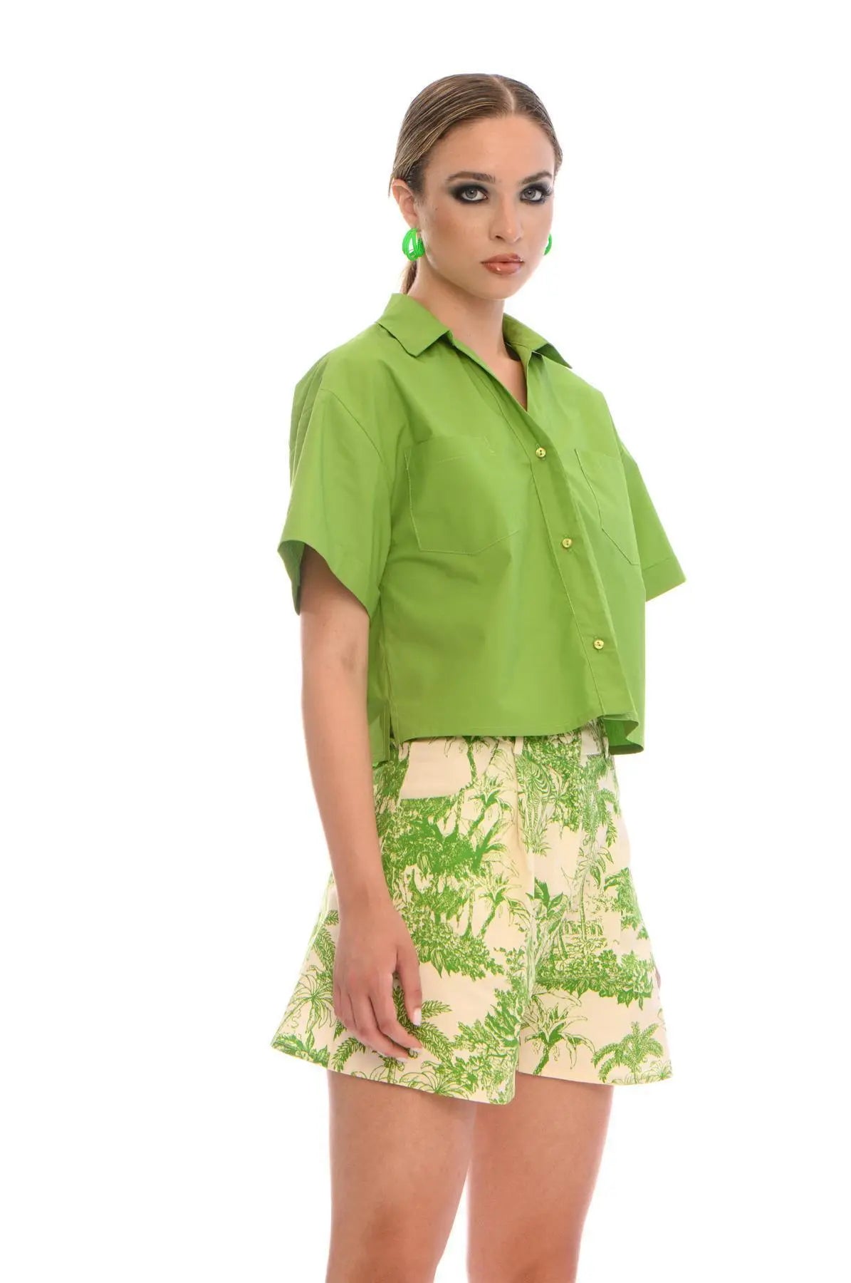 Shorts fantasia wild LIGHT BEIGE - VERDE PISTACCHIO IRONICA