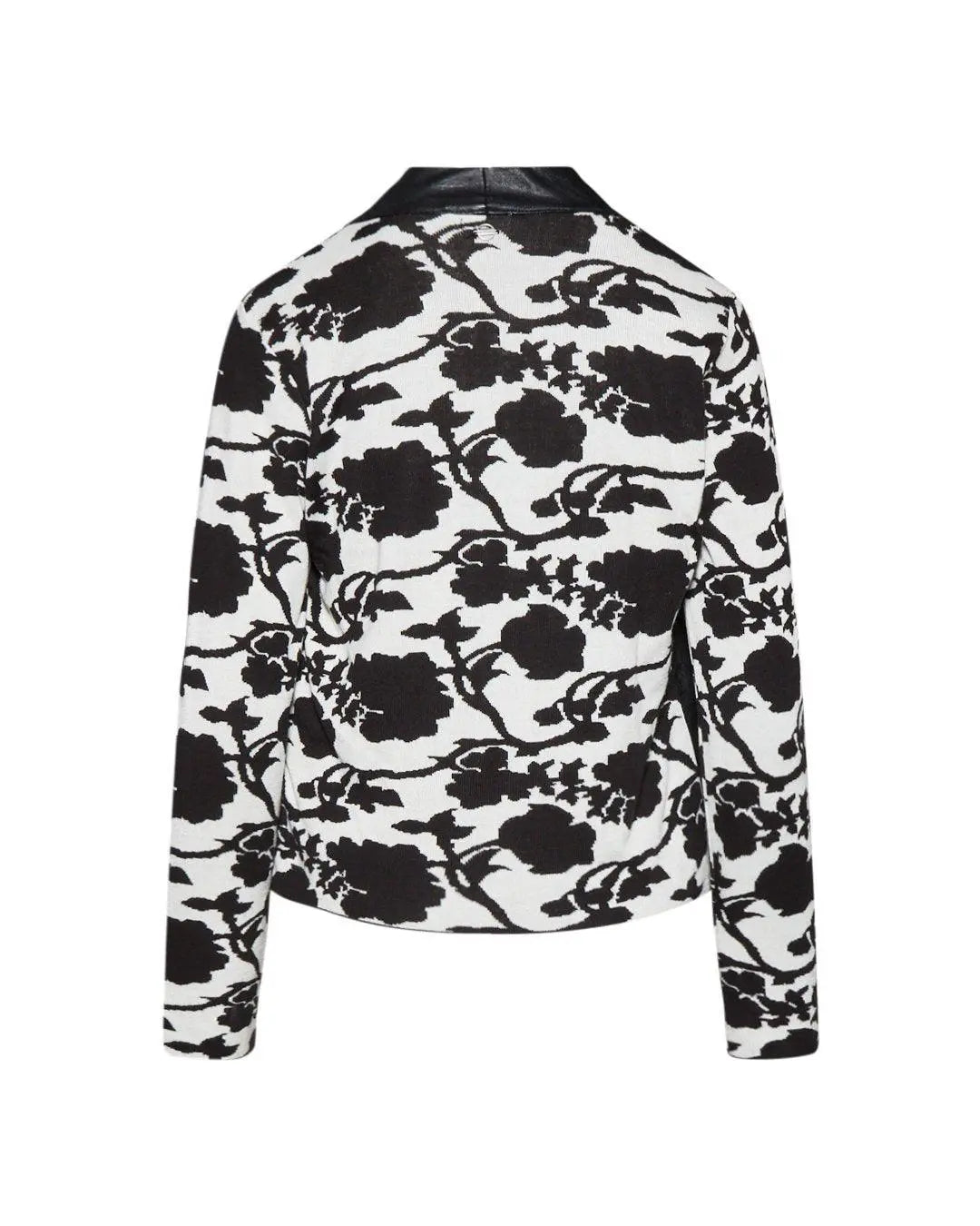 Spolverino con dettagli in ecopelle NERO IRONICA