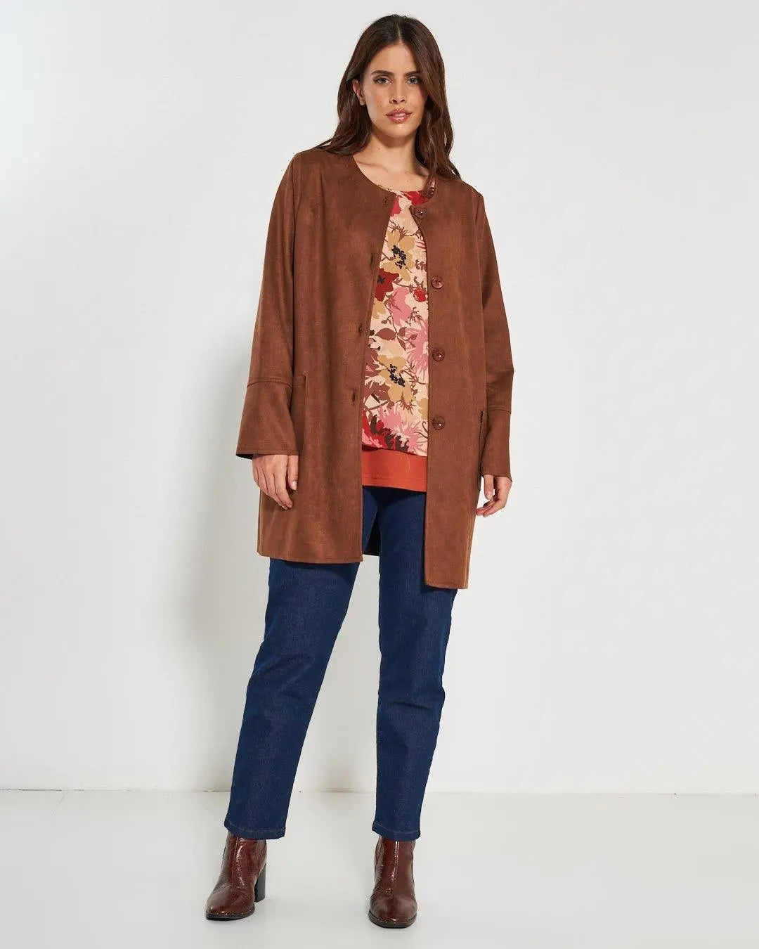 Spolverino effetto scamosciato COCCIO DORABELLA PIU'