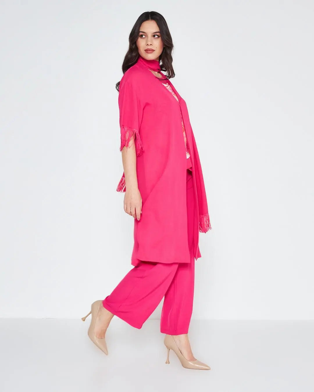 Spolverino foulard Fucsia DORABELLA