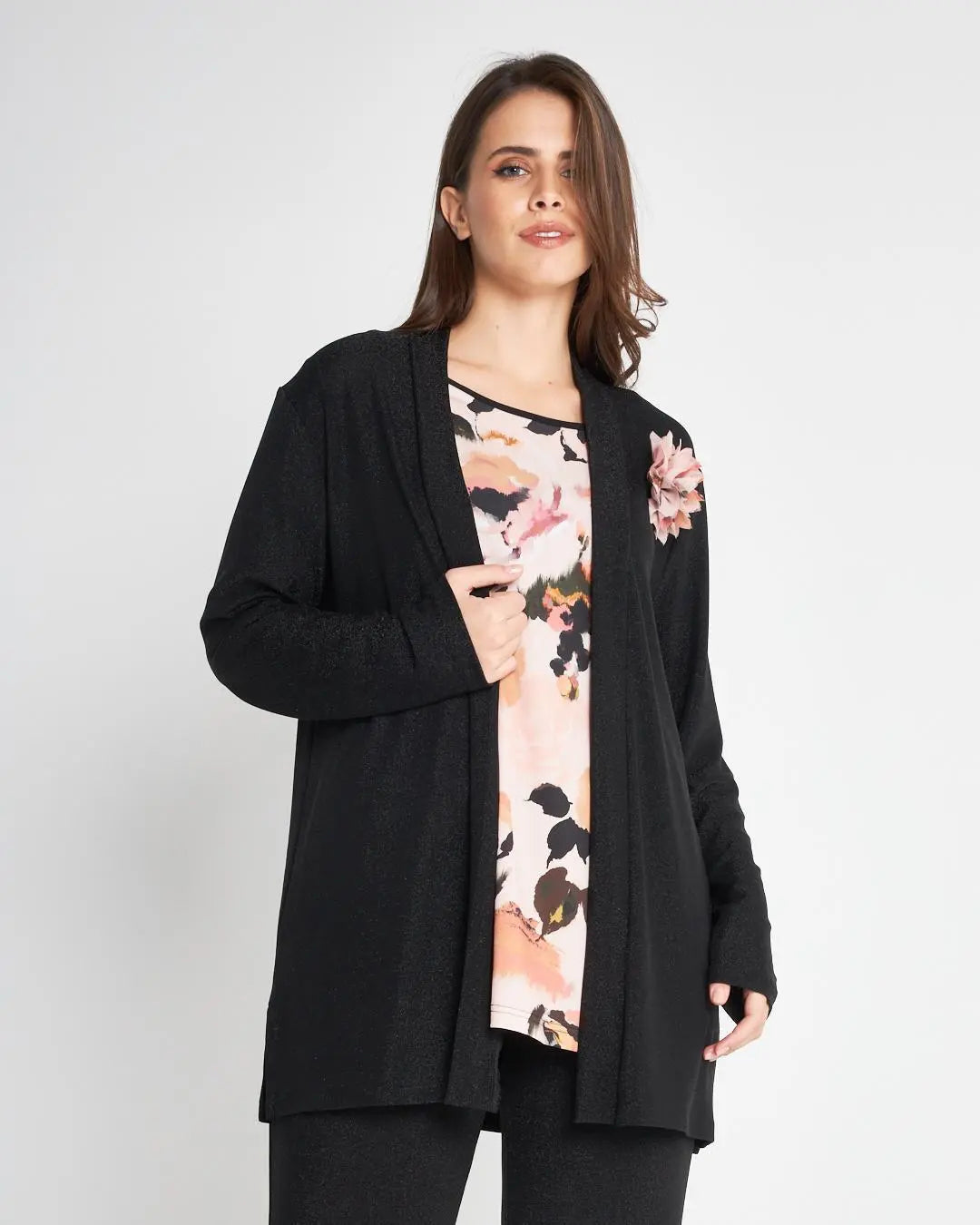 Spolverino lurex Nero DORABELLA PIU'