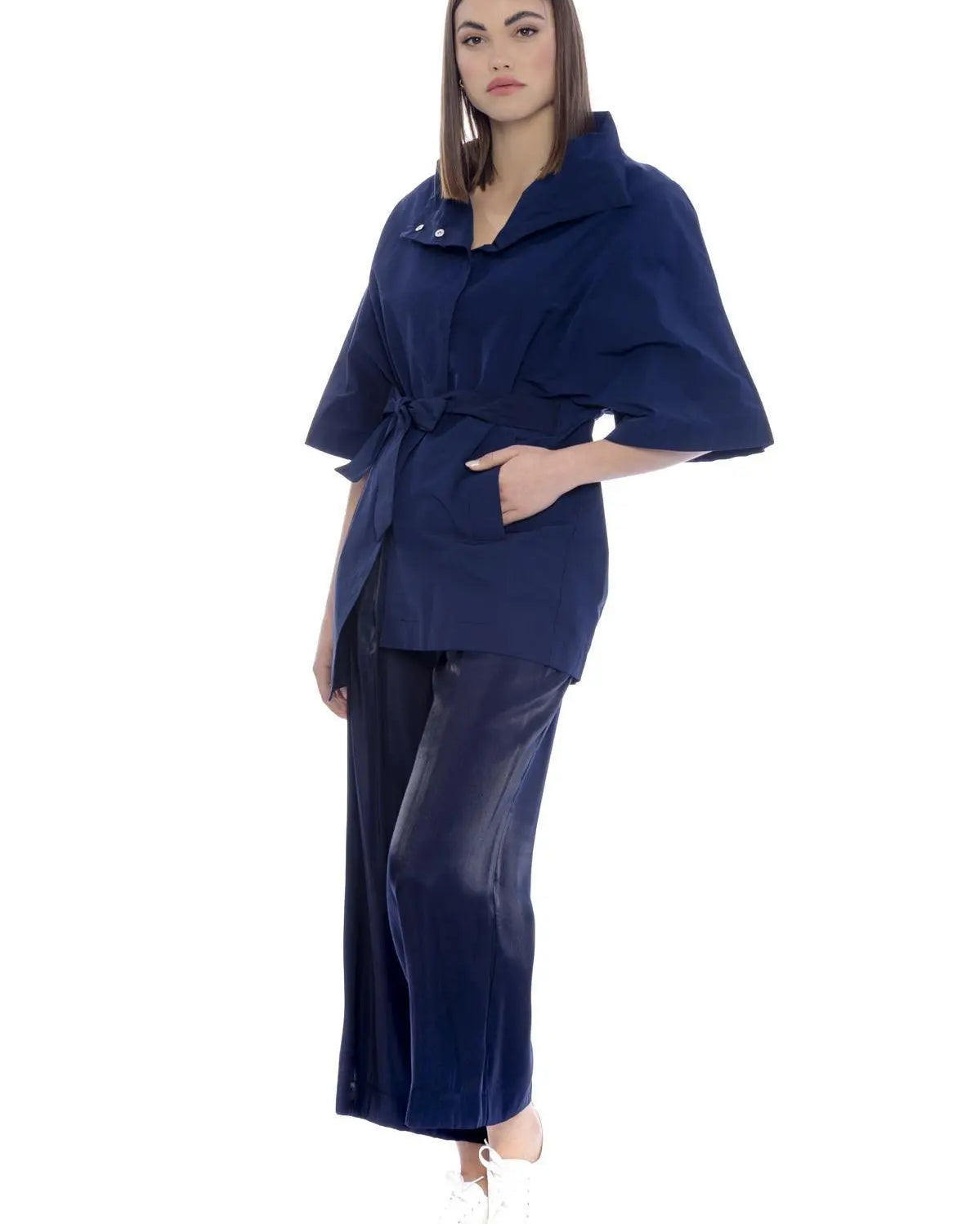 Spolverino manica a gomito BLU IRONICA