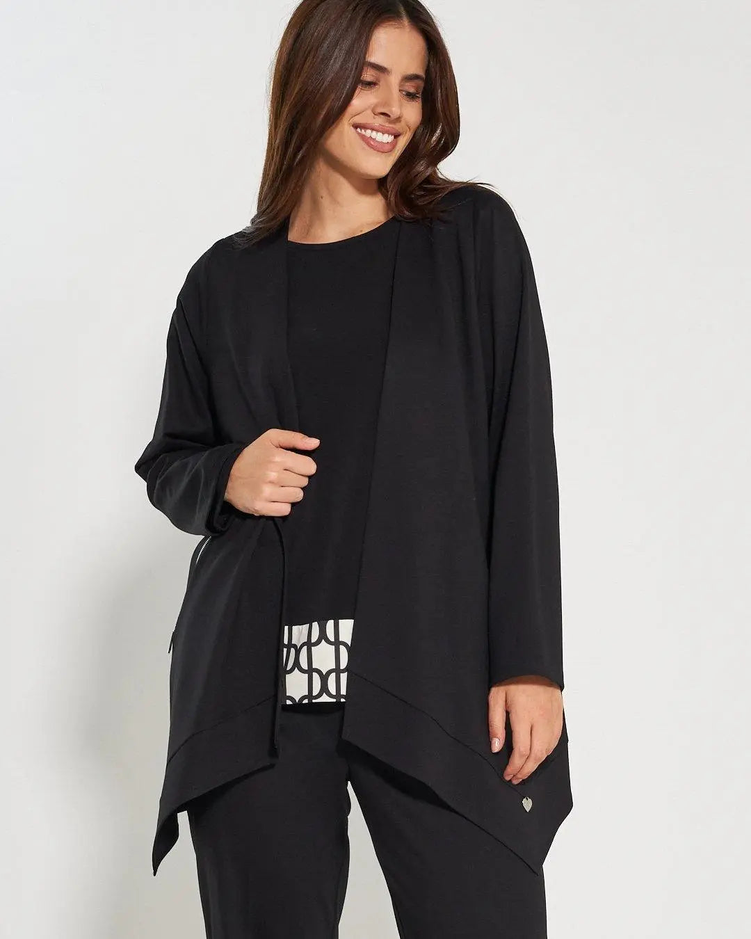 Spolverino punte NERO DORABELLA PIU'