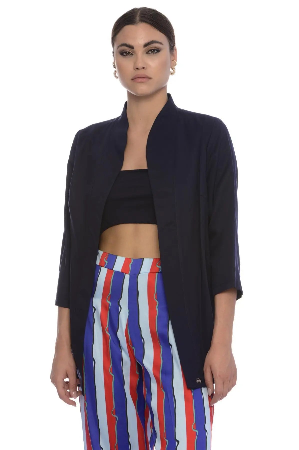 Spolverino sciallato BLU IRONICA 52