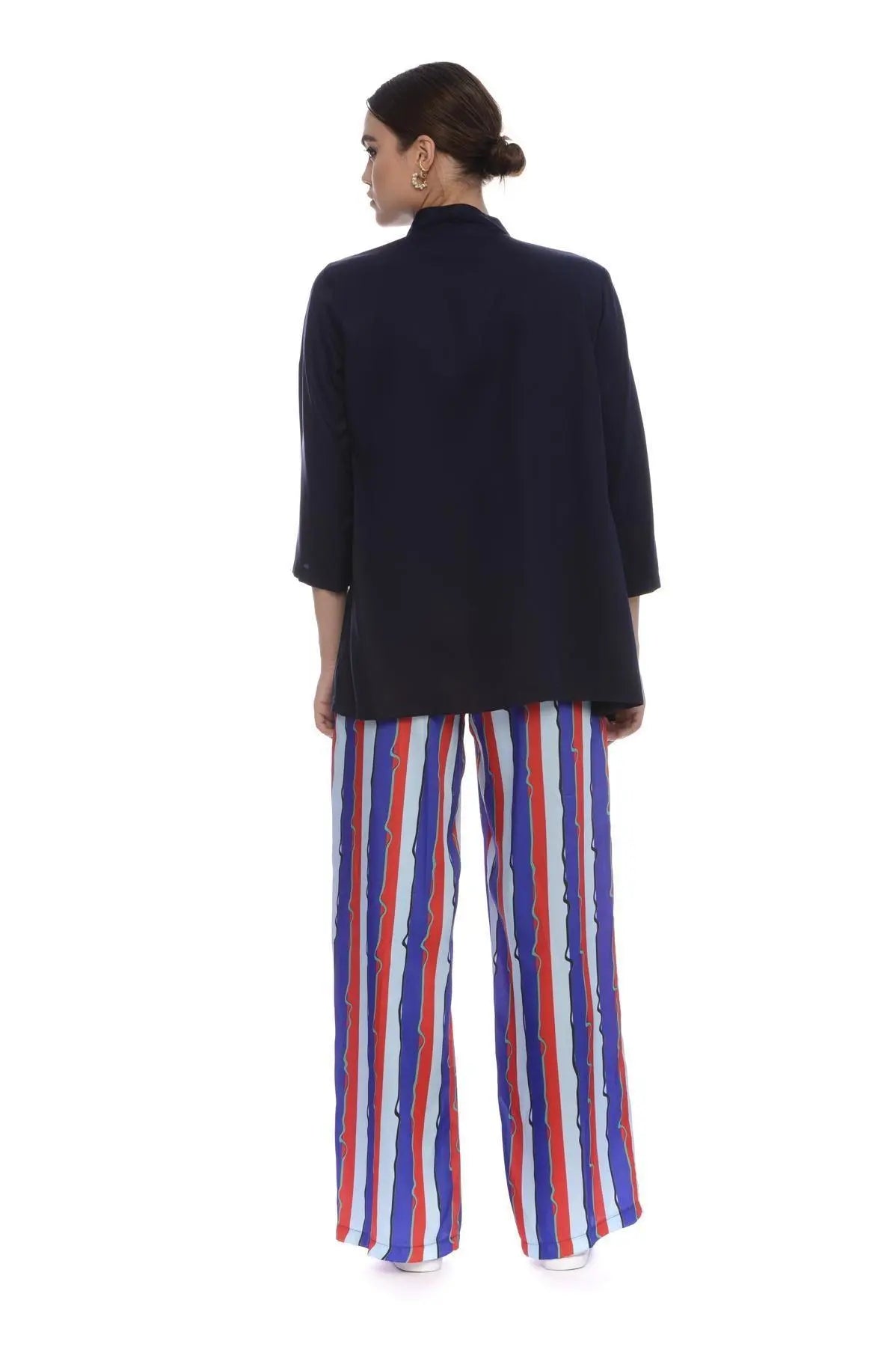 Spolverino sciallato BLU IRONICA