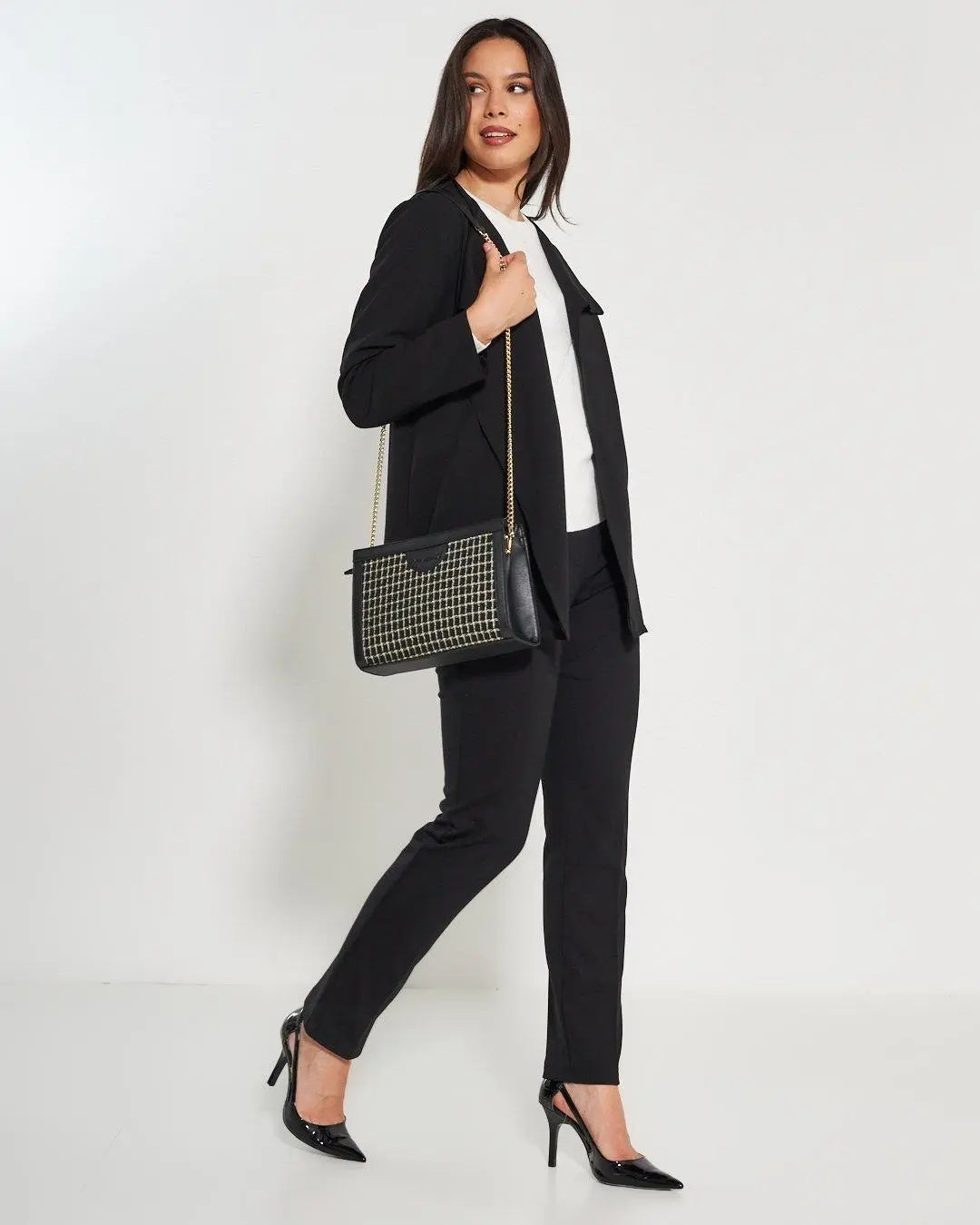 Spolverino sciallato NERO DORABELLA